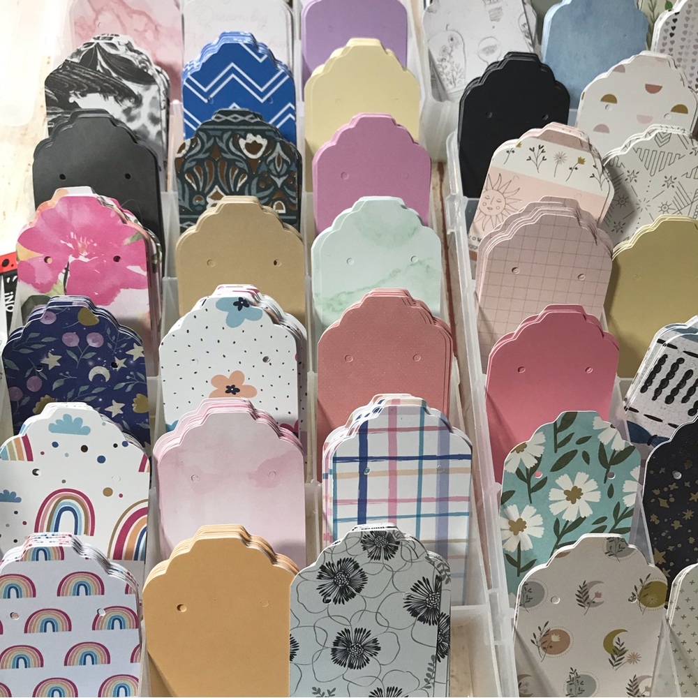 30 pc earring cards tags holders display - Picture 2 of 7